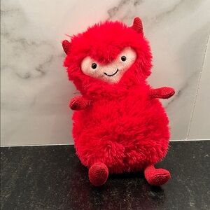 Jellycat Red Plush Toy 8” Valentine’s Day Hugg McSnugg